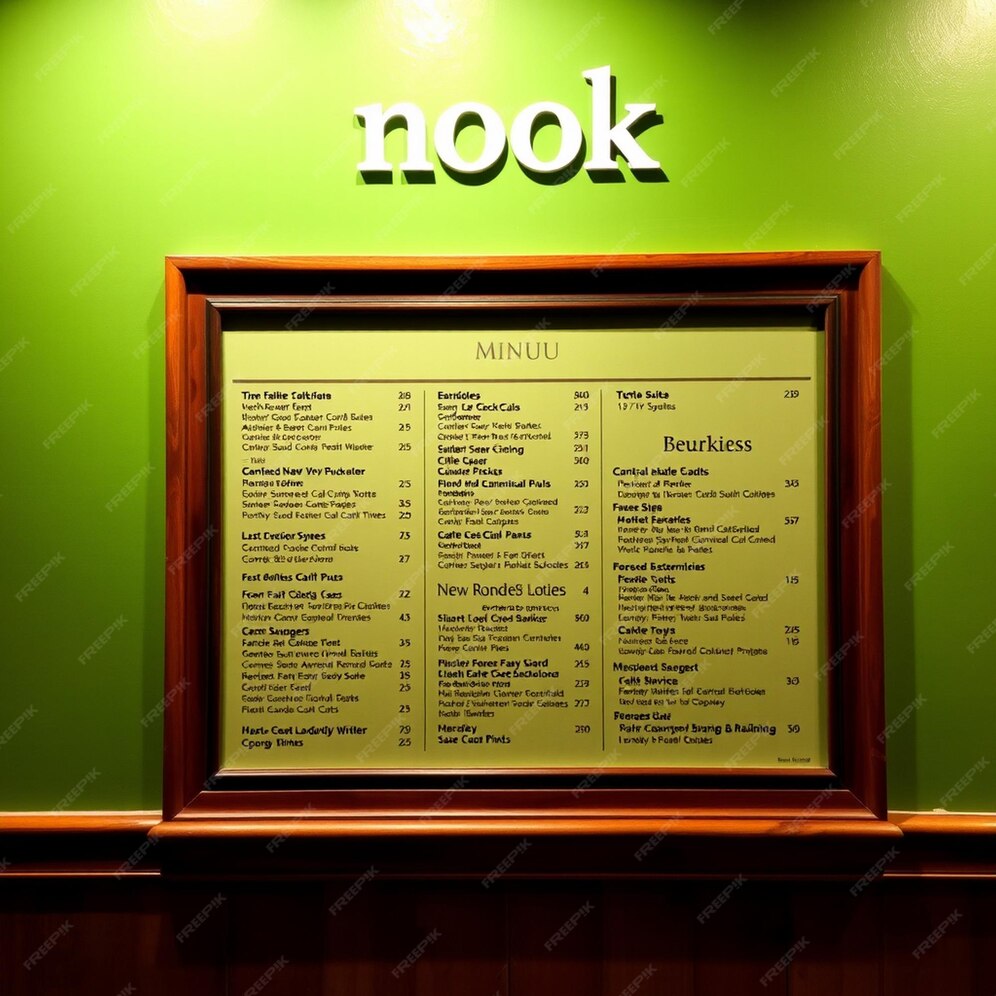 menu-restaurant-called-nook-is-displayed-green-background_1120246-14767